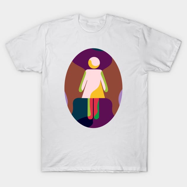 Colorful Woman T-Shirt by ipxi7_